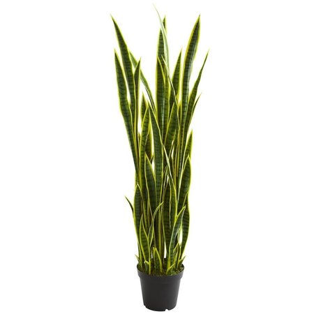 NEARLY NATURALS 5 in. Sansevieria Artificial Plant 8317